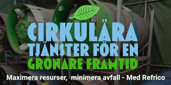 tontankar och returnering av köldmedium